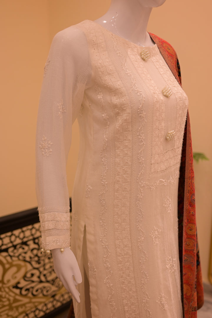 Printed Zari Shawl