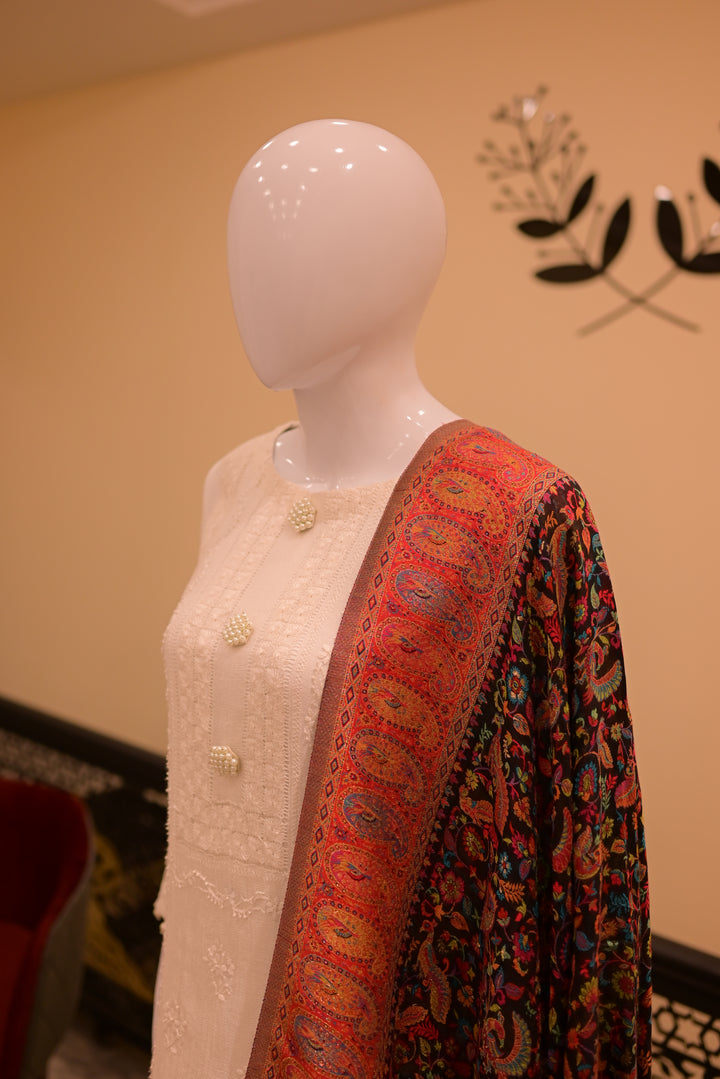 Printed Zari Shawl