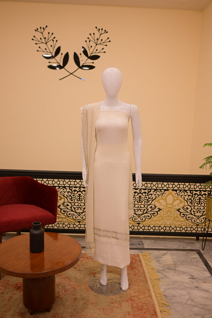 Chawal Dana Mukesh Shirt+dupatta