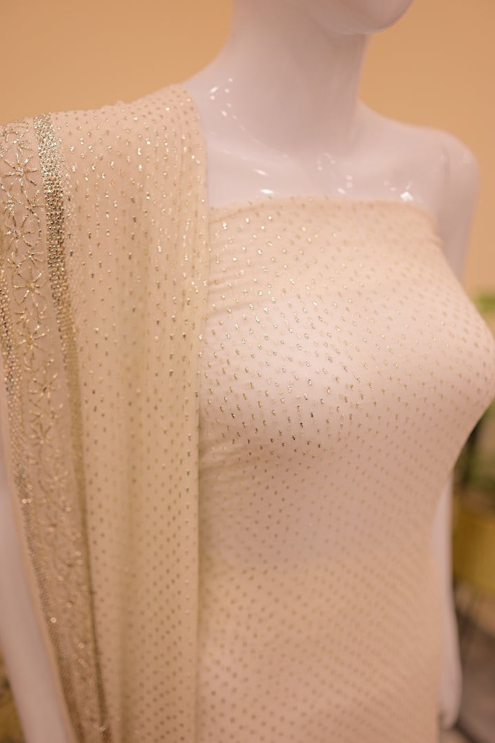 Chawal Dana Mukesh Shirt+dupatta