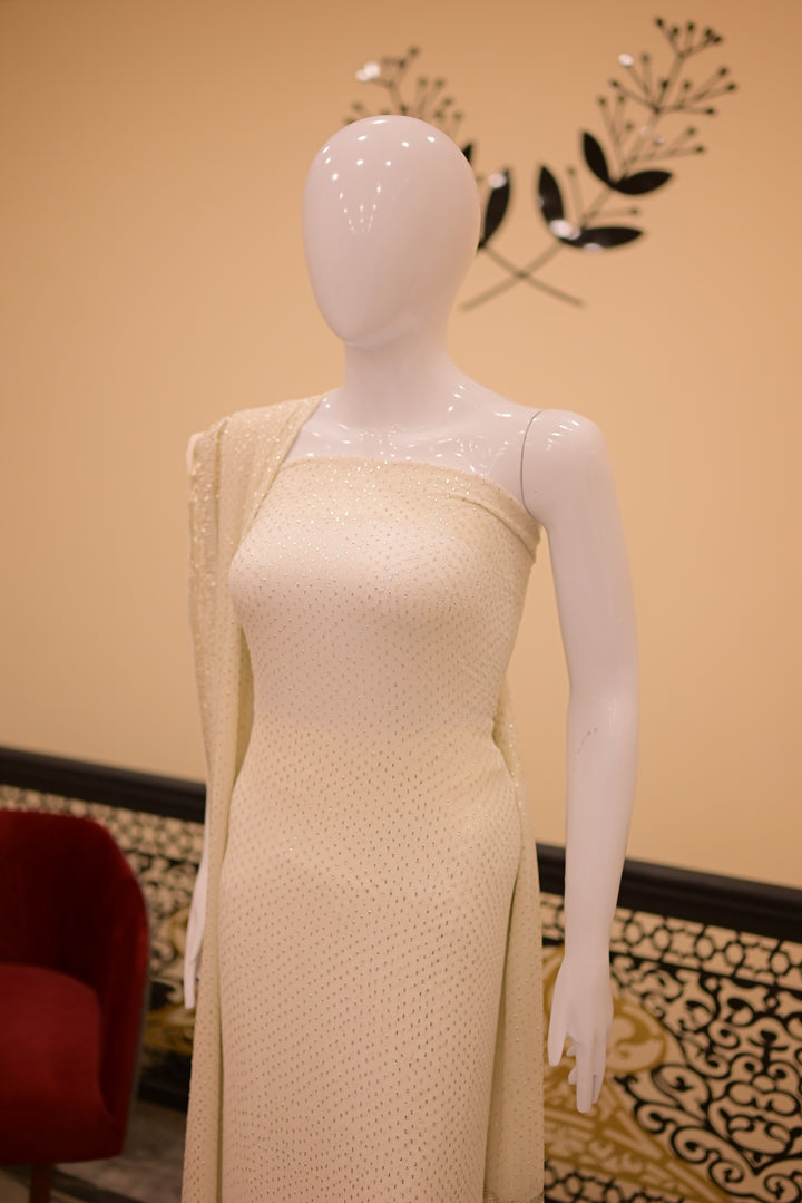 Chawal Dana Mukesh Shirt+dupatta